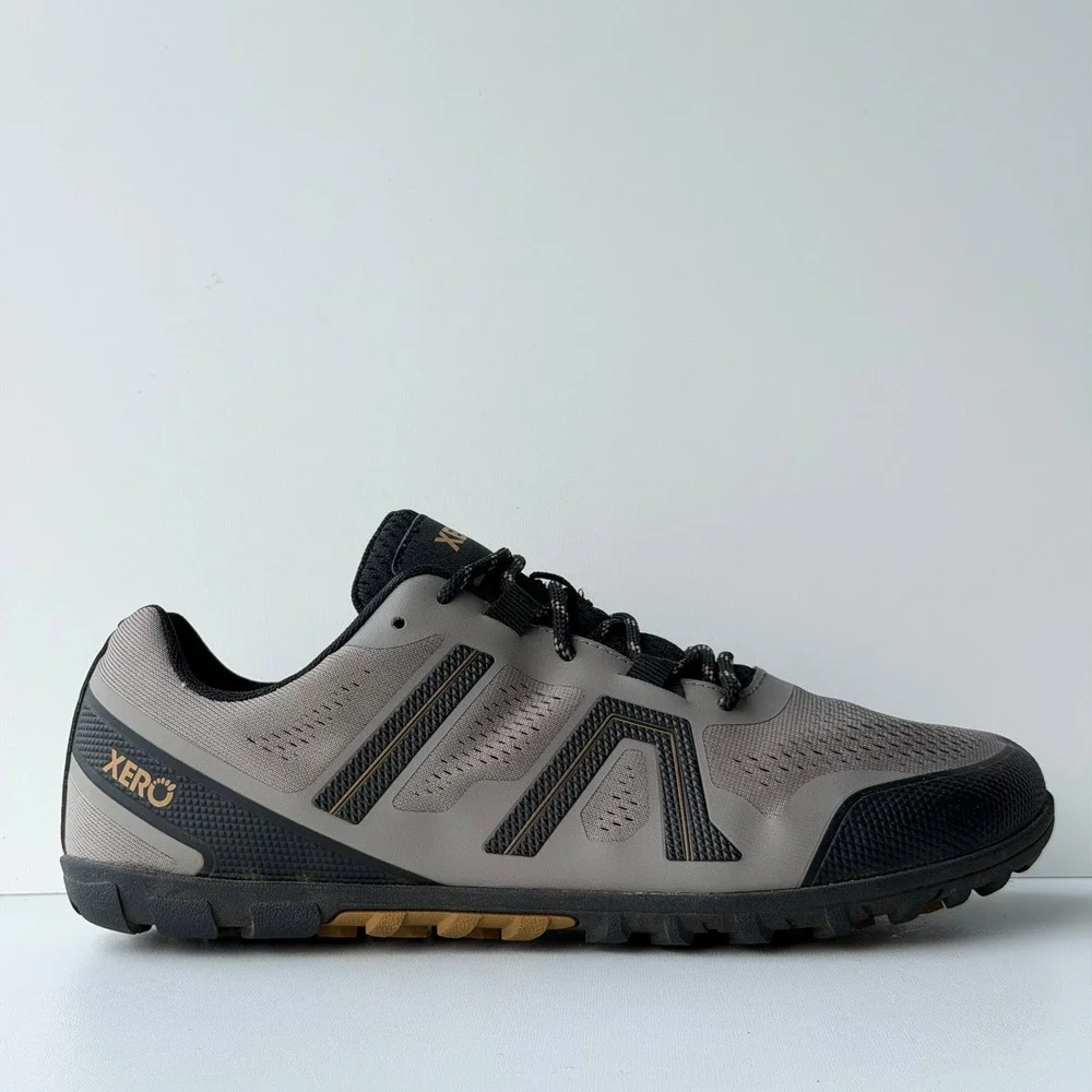 Xero Shoes Mesa Trail II Running Shoes Mens 10.5 Gray Barefoot Trail Sneakers